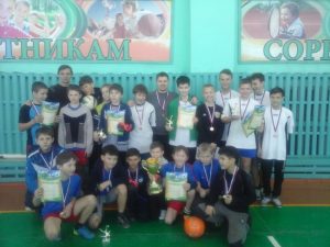 Победители турнира на Кубок Усть-Абаканского поссовета по мини-футболу